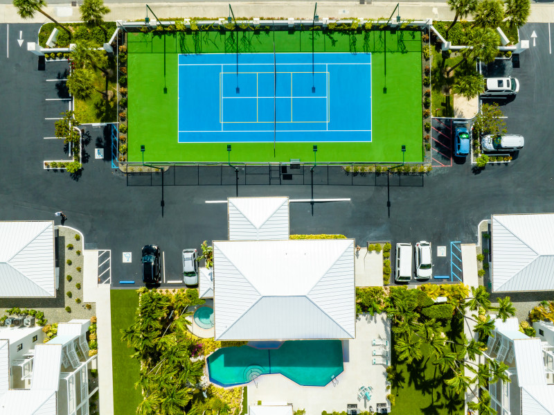 Tennis and pickleball court