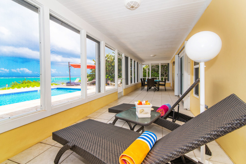 Exterior Patio for outdoor dining and relaxing