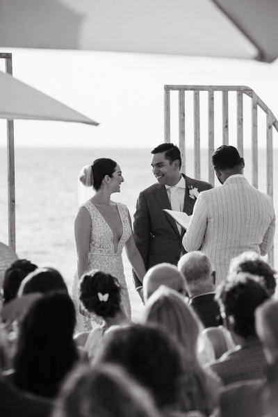 Caribbean Club beach wedding