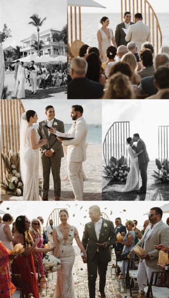 Elegant and classy wedding ceremony