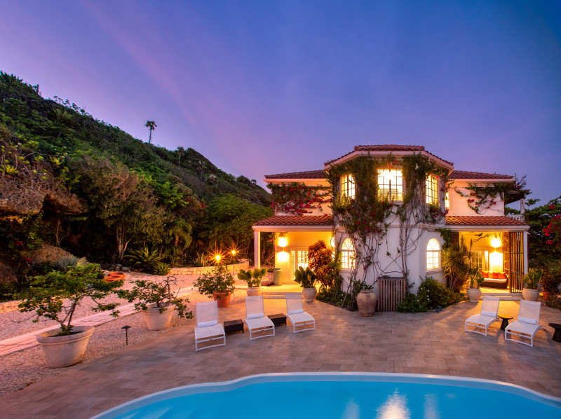 Manor House Evening Pool