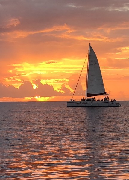 Sunset Sail from Seven Mile Beach