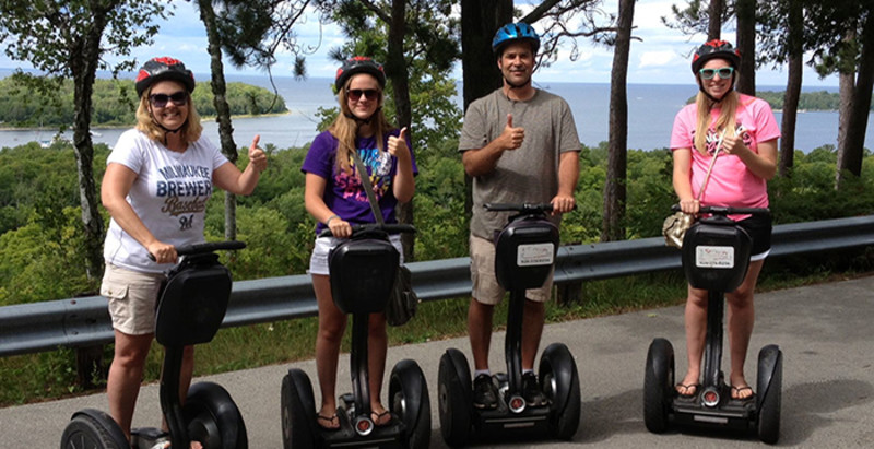 Guided Segway Tour Through Peninsula State Park Fall Colors