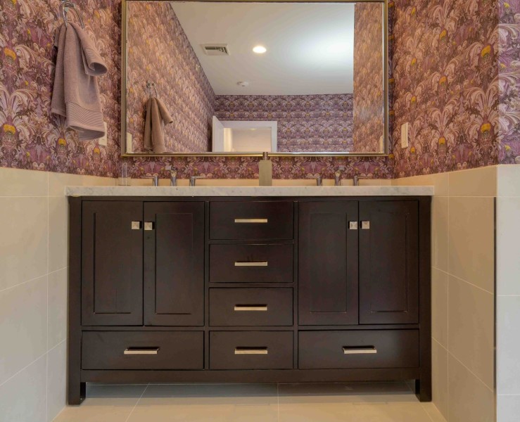                         A bathroom in one of the suites at the Chapman House in Pawling
                        