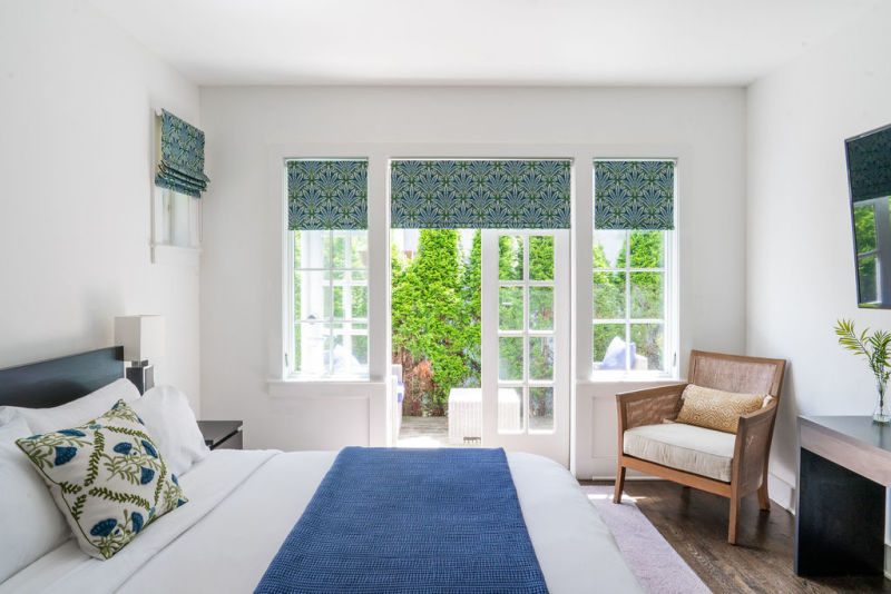                         Inside one of the guest rooms at The Station Inn in Pawling
                        