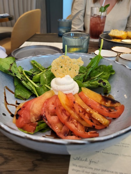                         An ornately plated dish of food at The Salt Line restaurant in The Heartwood at Vassar College in Poughkeepsie.
                        