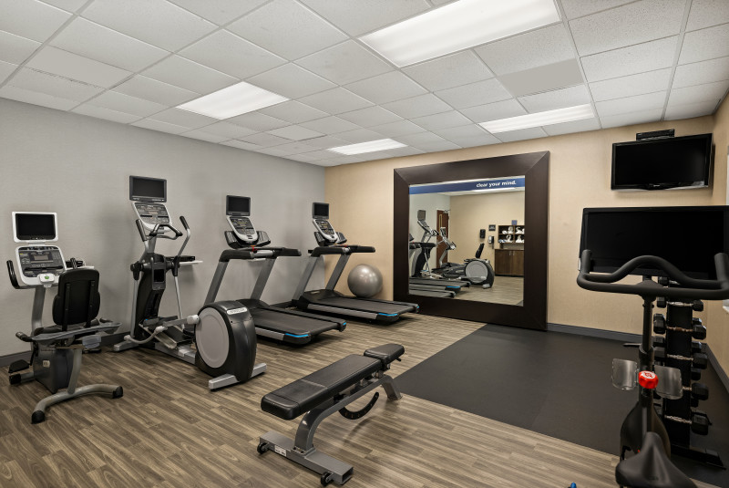                         The fitness center at Hampton Inn & Suites Poughkeepsie
                        