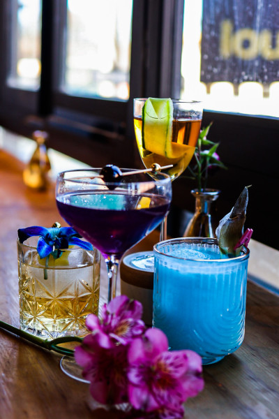                         An assortment of drinks and cocktails on the bar at day&nite lounge in Wappingers Falls.
                        
