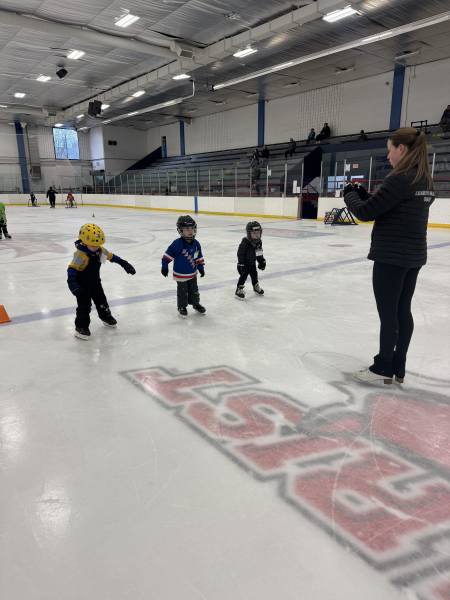                        Young skaters at McCann Ice Arena in the MJN Center in Poughkeepsie
                        
