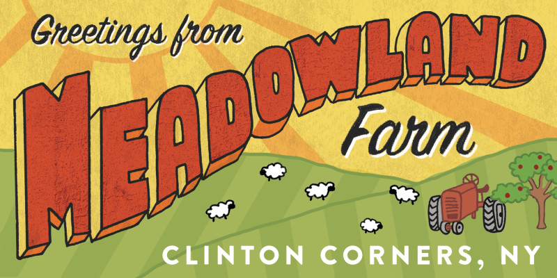                         Greetings from Meadowland Farm postcard
                        