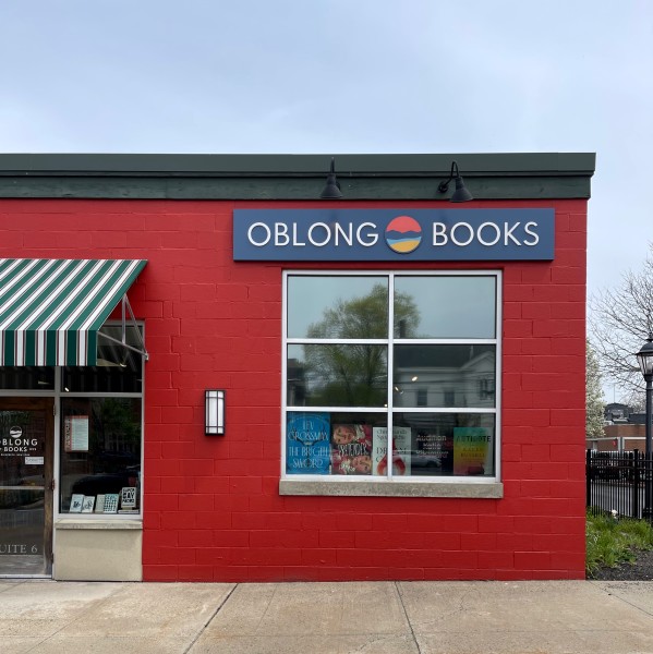 The red exterior of Oblong Boo...