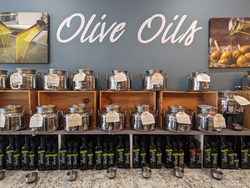                         A menagerie of assorted olive oils
                        