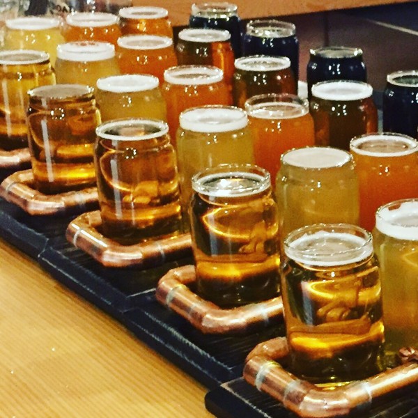 Flights of fabulous craft beer 