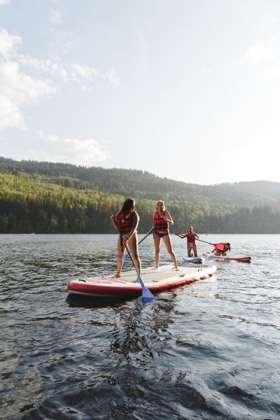 People paddling on the lake! 