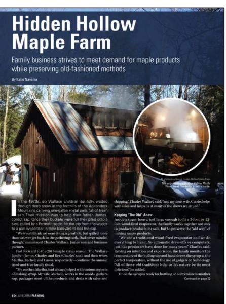 Hidden Hollow Maple Farm