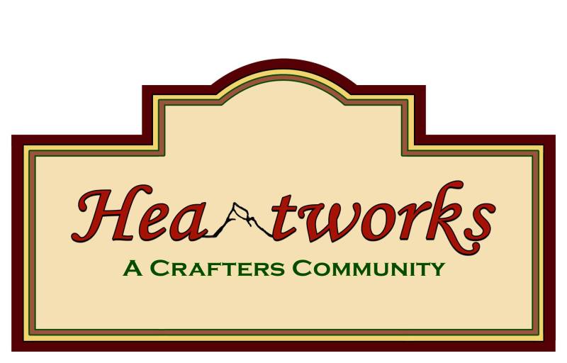 Heartworks A Crafters Community - Powell Logo