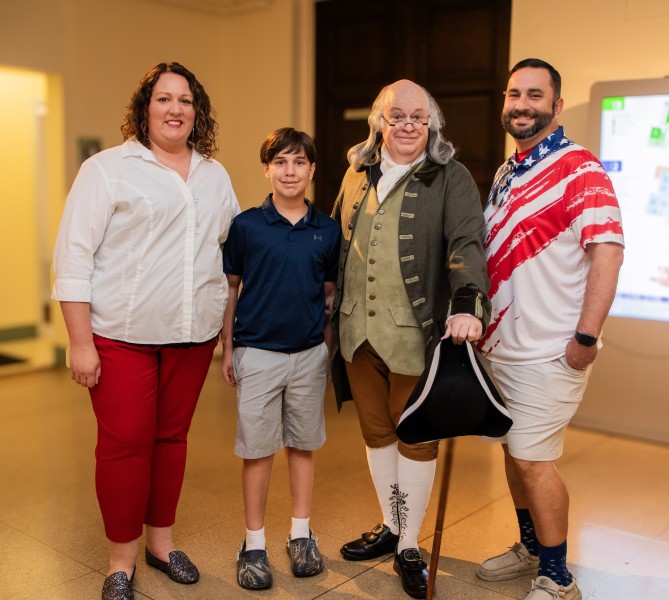 Ben Franklin Impersonator