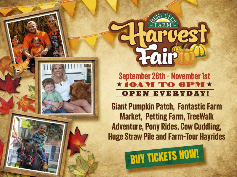 Harvest Fair at Hunt Club Farm — organizer artwork