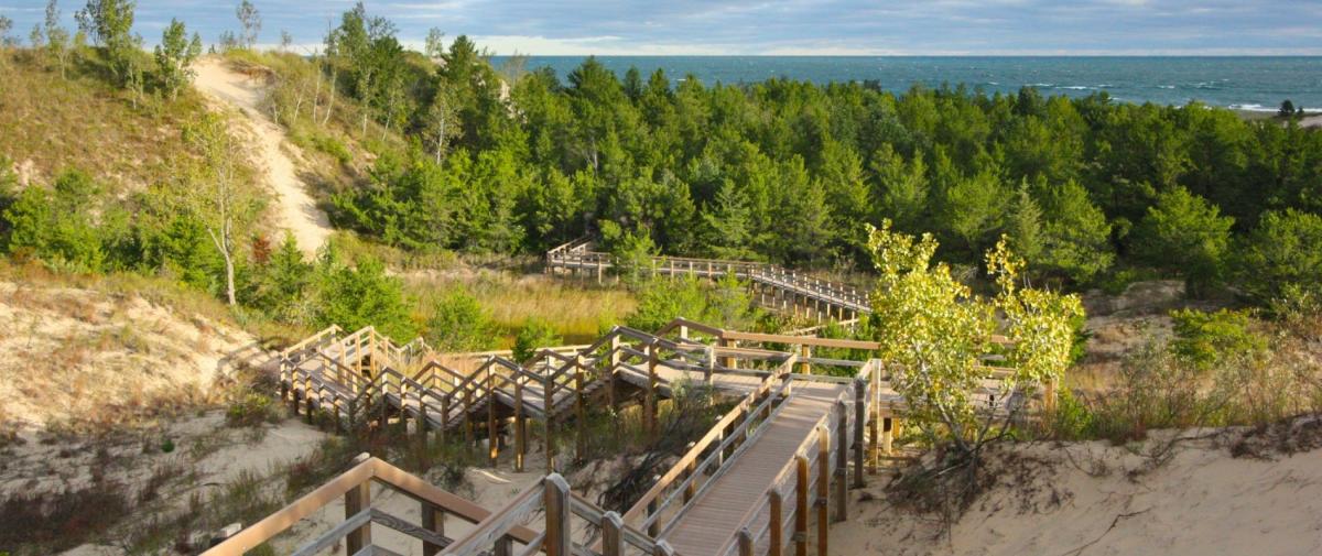 Indiana Dunes National Park shoreline