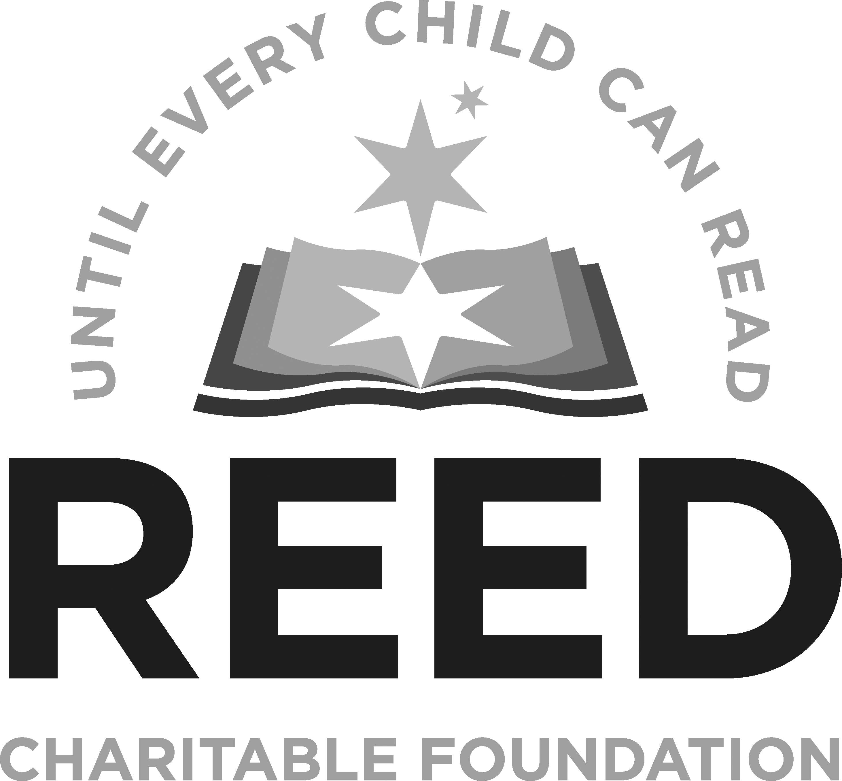 Grayscale logo for REED