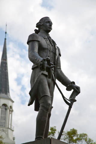 Marquis De Lafayette statue