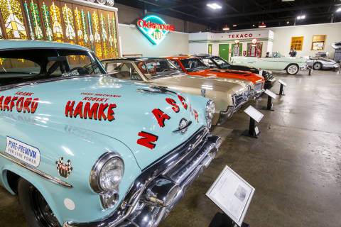Oldsmobile Automobiles at the R.E. Olds Transportation Museum
