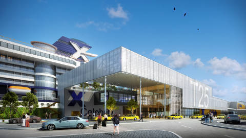 Image of an artist rendering of the renovated Cruise Terminal 25