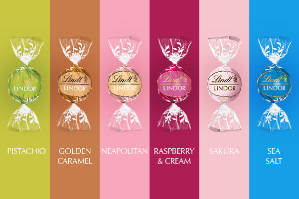 Lindt Color Key Lindt Lindor Color Flavors