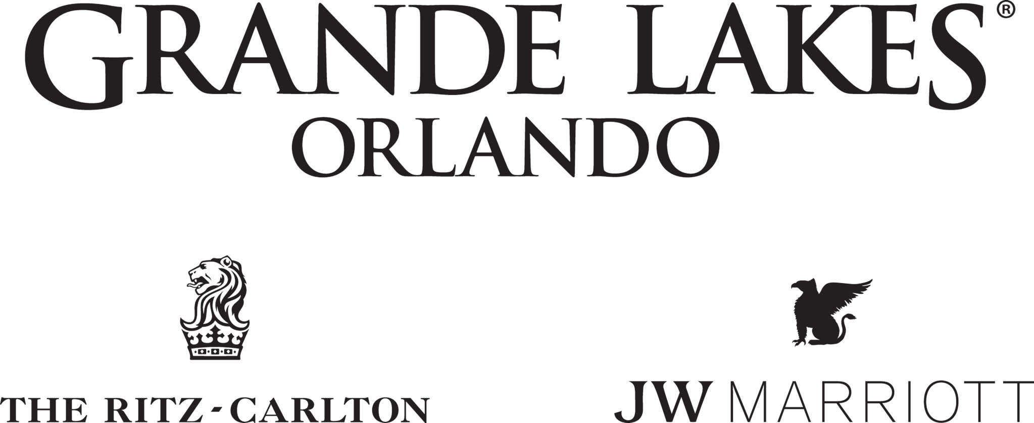 Grande Lakes Orlando The Ritz-Carlton JW Marriott combo logo