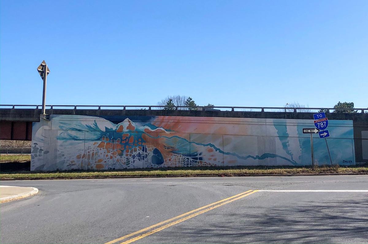 Meet The Murals "The River That Flows In Two Directions" by Rachel Baxter