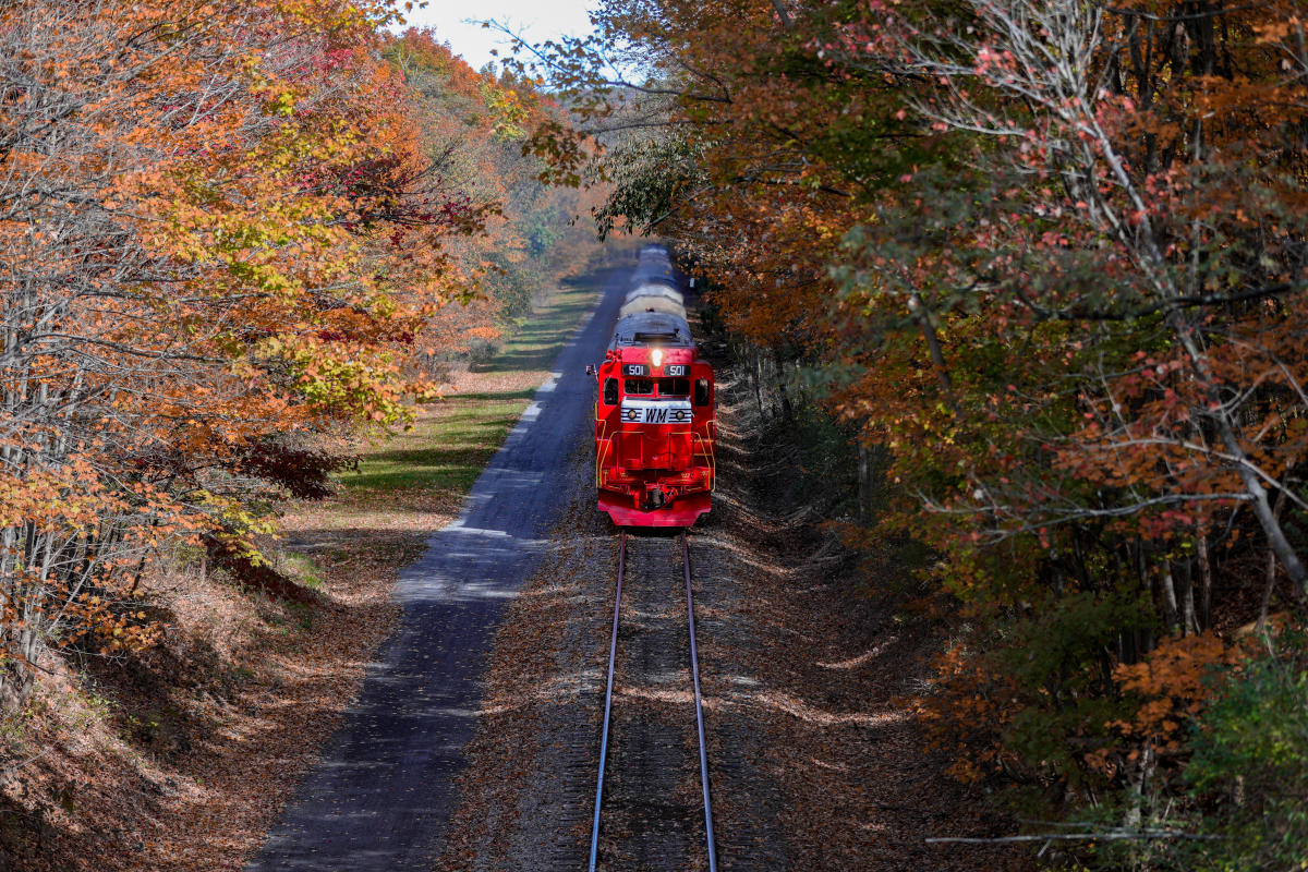Basic Fall Backdrop Fall by Rail: A Mountain Maryland Getaway