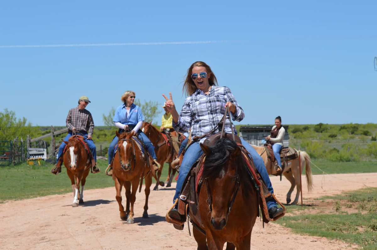 Cowgirls and cowboys in the west