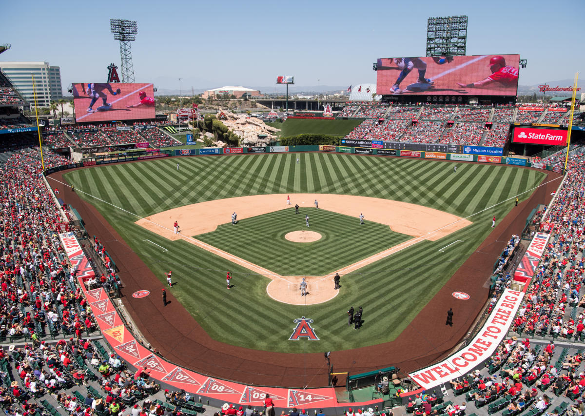 Angel Stadium Anaheim CA The Big A Home Of The Angels