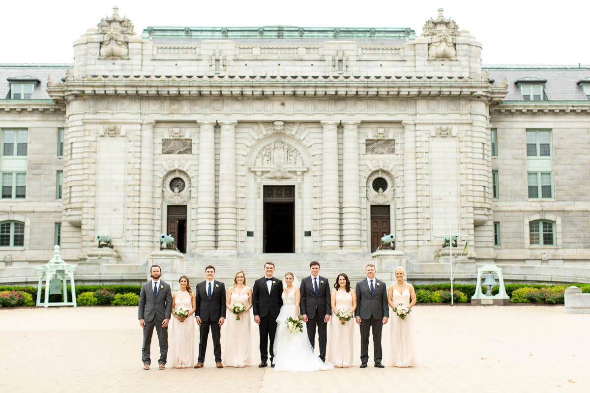Liz & Dan USNA Chapel Weddings In Annapolis