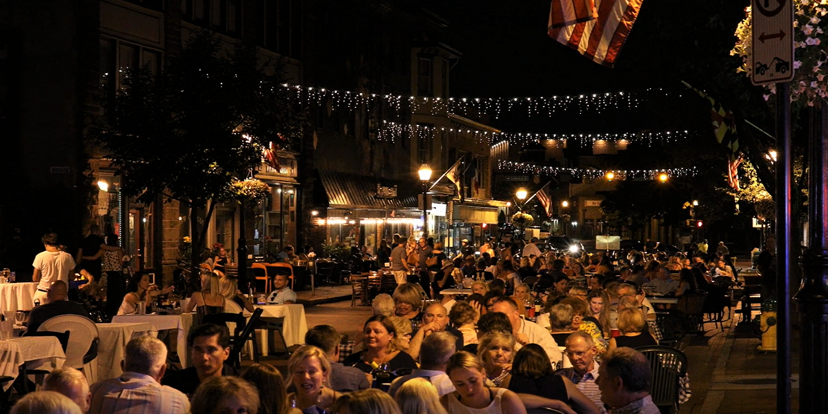 Rhea's Plate of the Month Luna Blu at Dinner Under the Stars