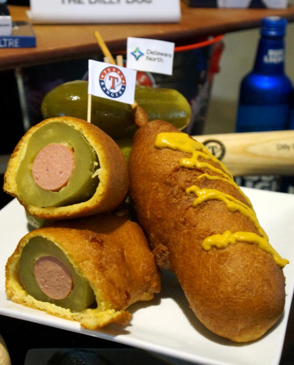 Is This Texas Ranger Concession Food a Hot Dog or Burger?