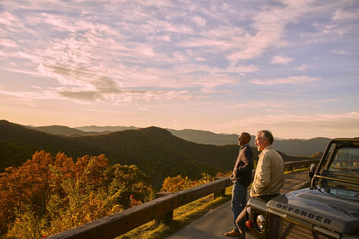 Blue Ridge Parkway in Asheville, N.C. National Scenic Drive