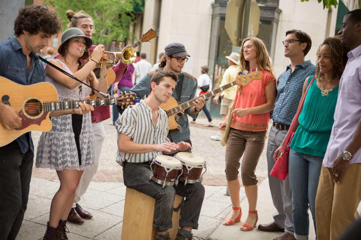 Asheville's Busking Scene Keeps Music in the Air