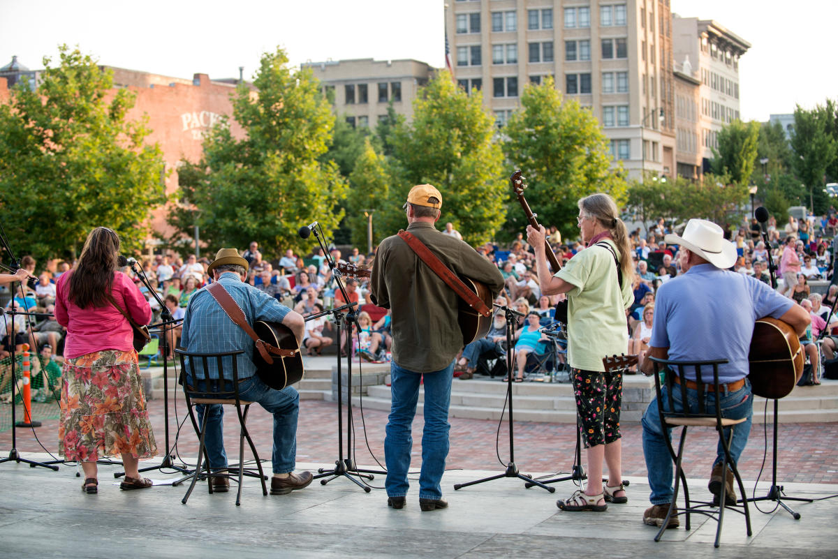 Shindig on the Green, Free Music & Dance Festival in Asheville, N.C.