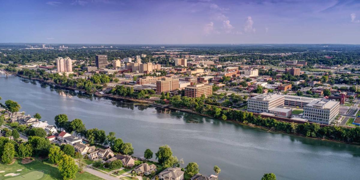Savannah River In Augusta GA History Recreation