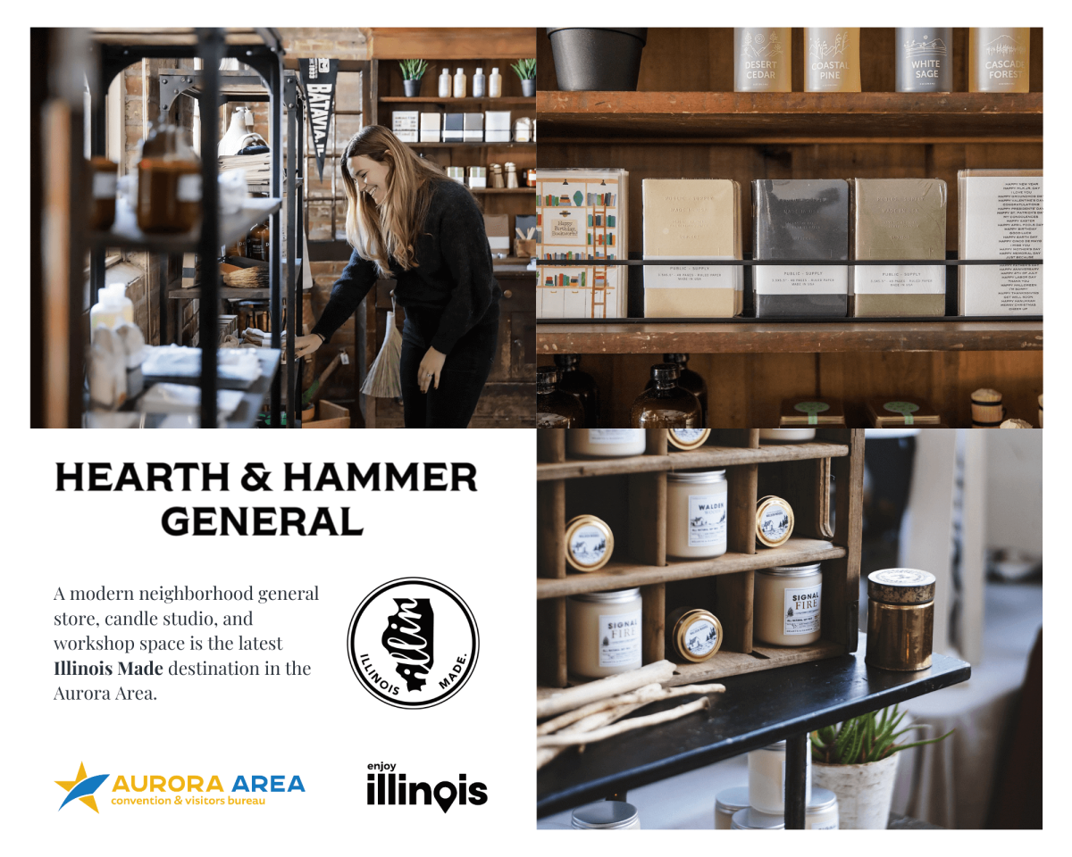 Hearth & Hammer General recognized as an Illinois Made Destination