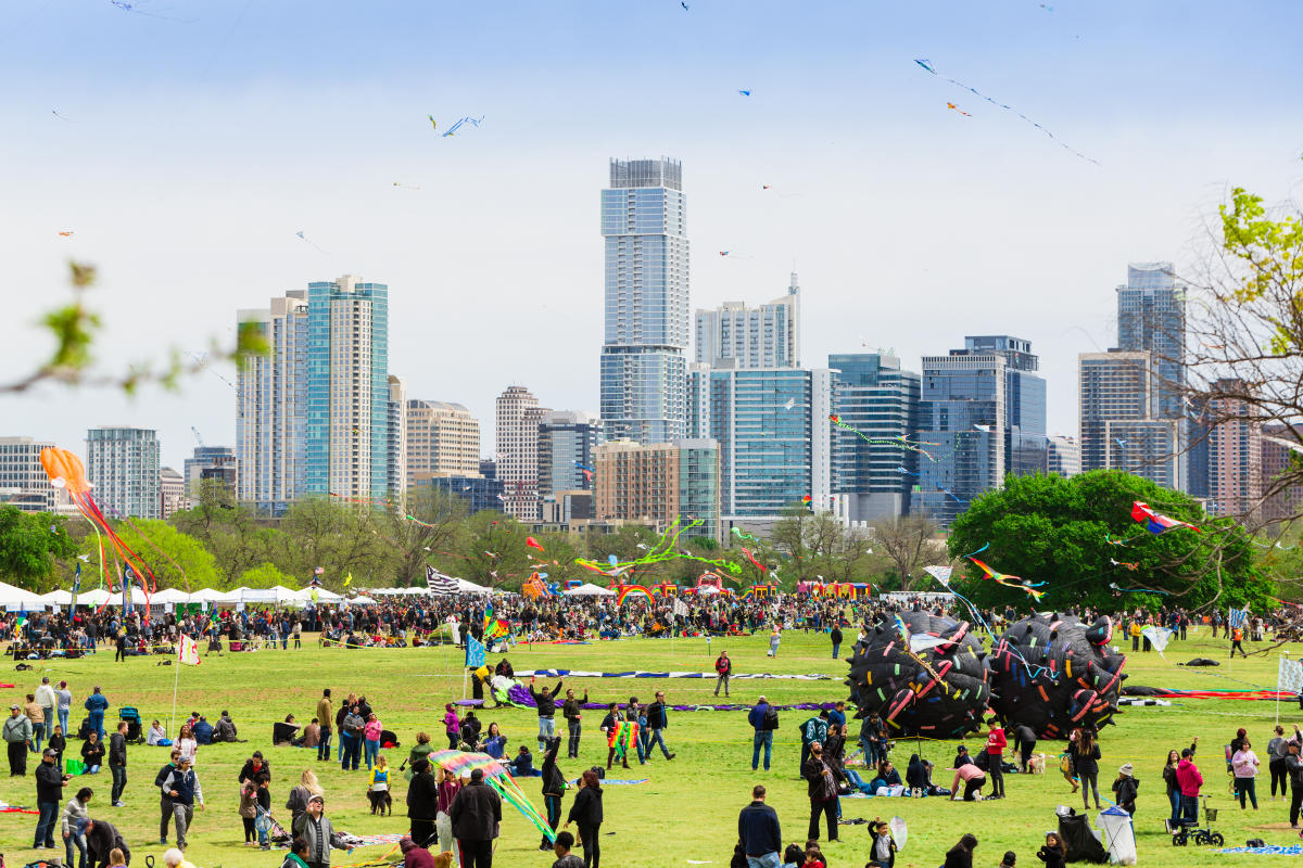 2024 ABC Kite Festival in Austin, Texas Zilker Park