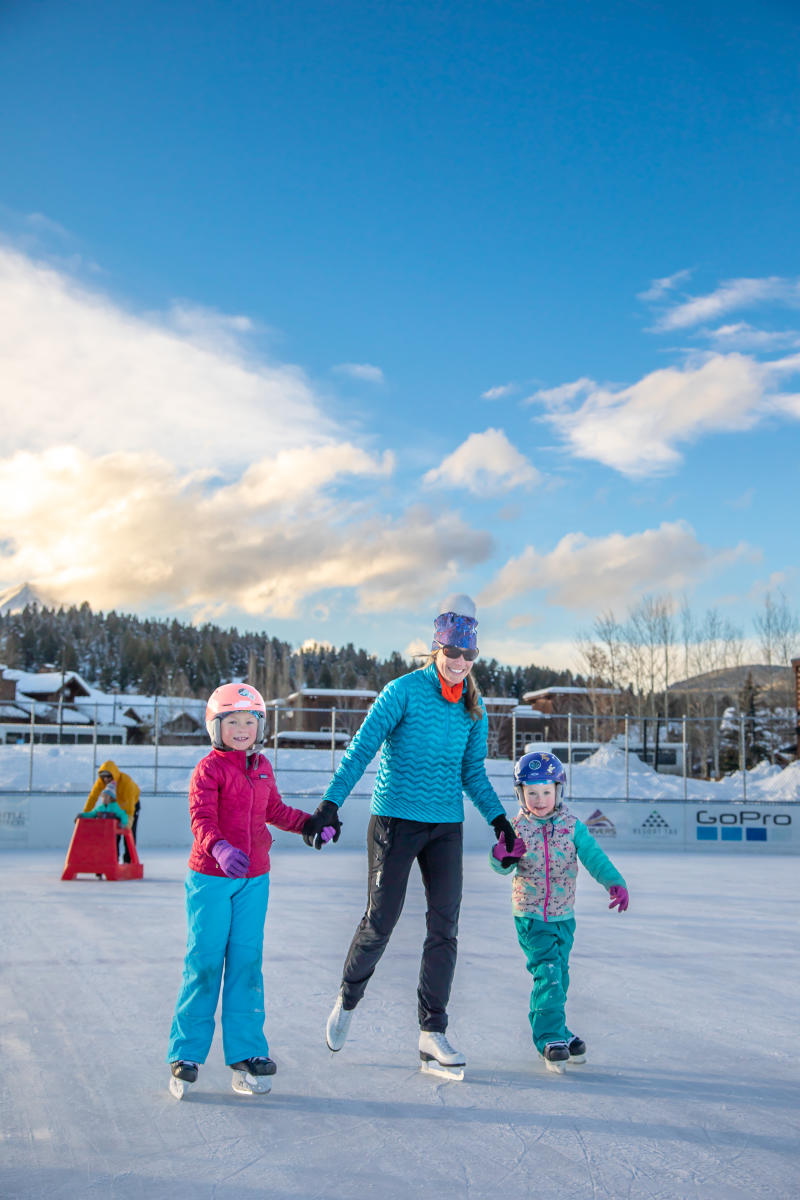 Big Sky Ice Skating Outdoor Skating Fun for All Ages