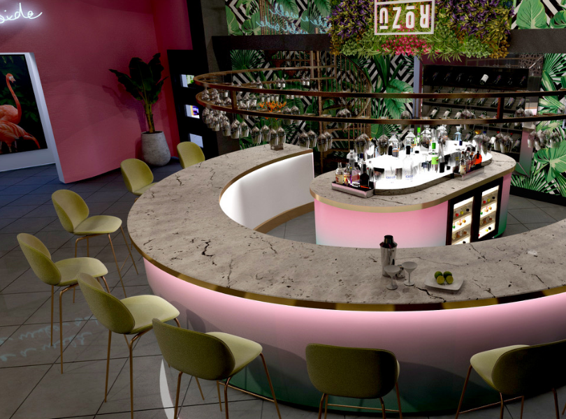 Rozu's flamboyant flamingos flock to the Arcadian to ruffle up the ...