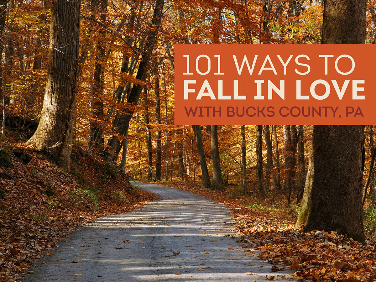 101 Ways to Fall for Bucks County, Pennsylvania