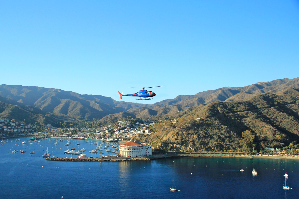 helicopter tour catalina island