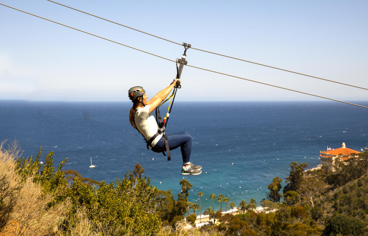 catalina express zip line package