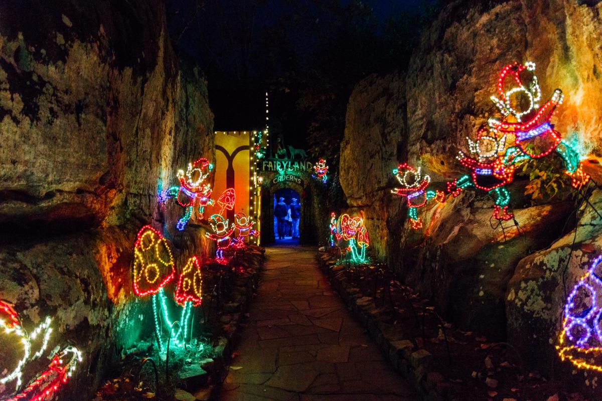 Rock City's Enchanted Garden of Lights