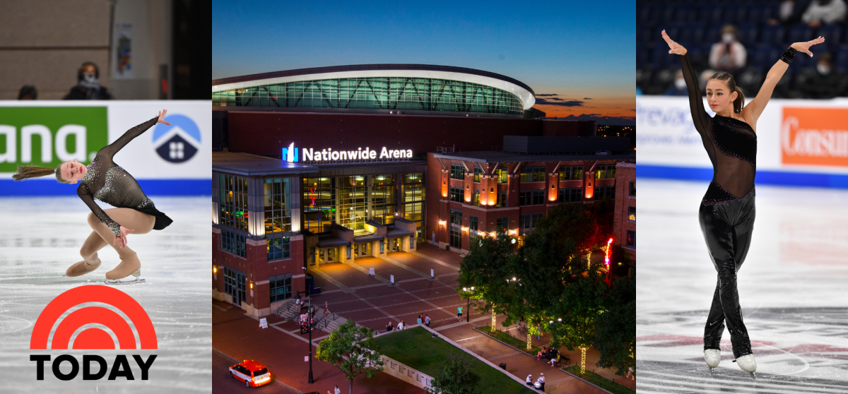 Olympic figure skating tv schedule today