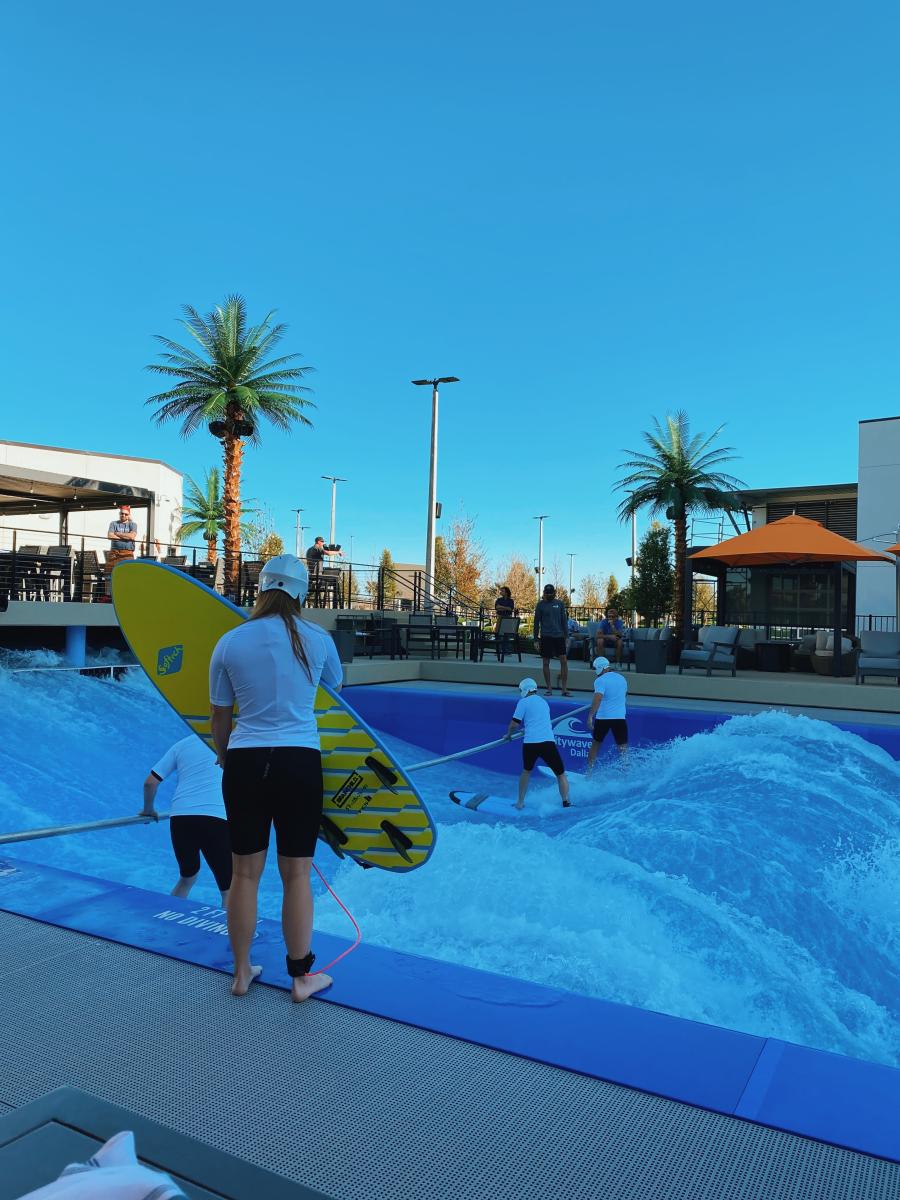 Catch Waves at Fireside Surf, DFW's First Surfing Bar & Restaurant